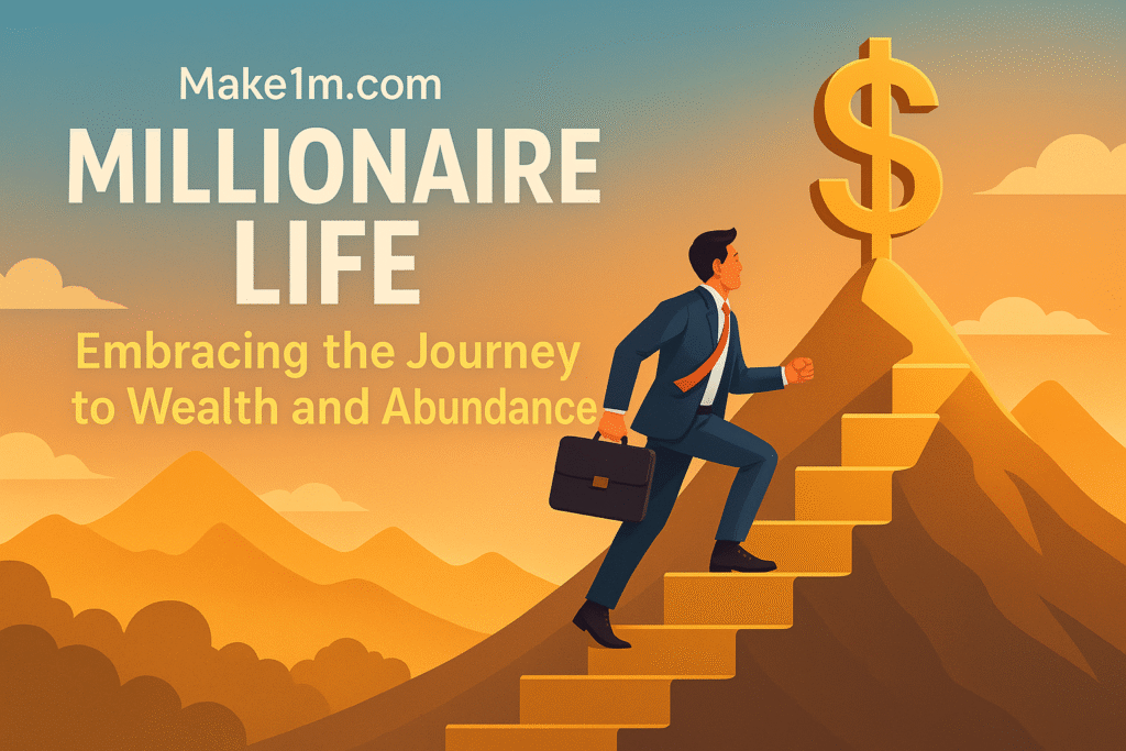 Make1m.com Millionaire Life: Embracing the Journey to Wealth and Abundance